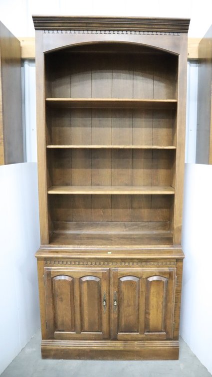 Ethan Allen 2 Piece Bookcase/Cabinet