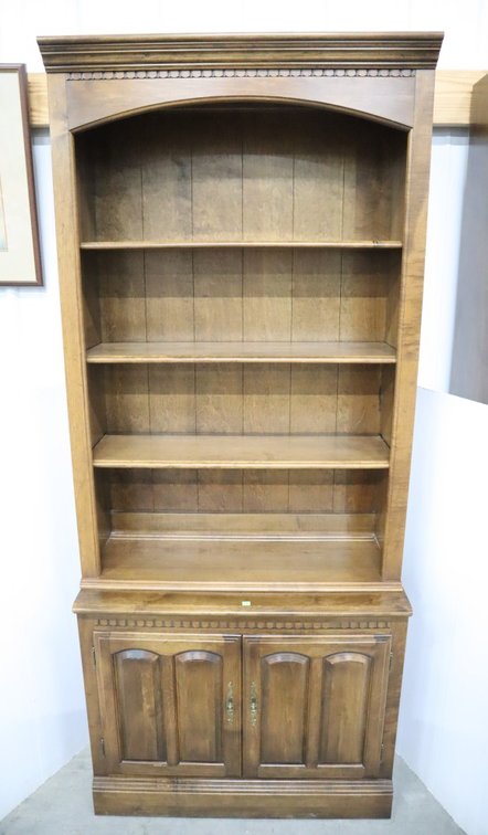 Ethan Allen 2 Piece Bookcase/Cabinet