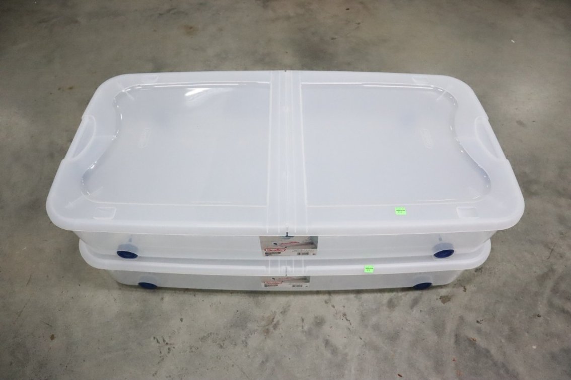 Pair of Sterilite Storage Totes