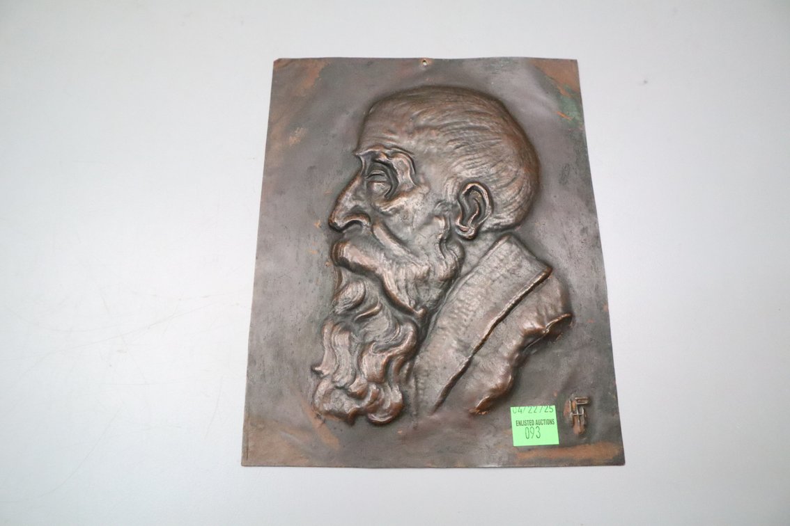 Pressed Tin Plaque