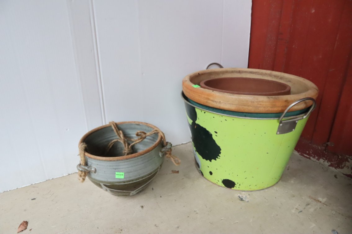 Group of Pottery Planters