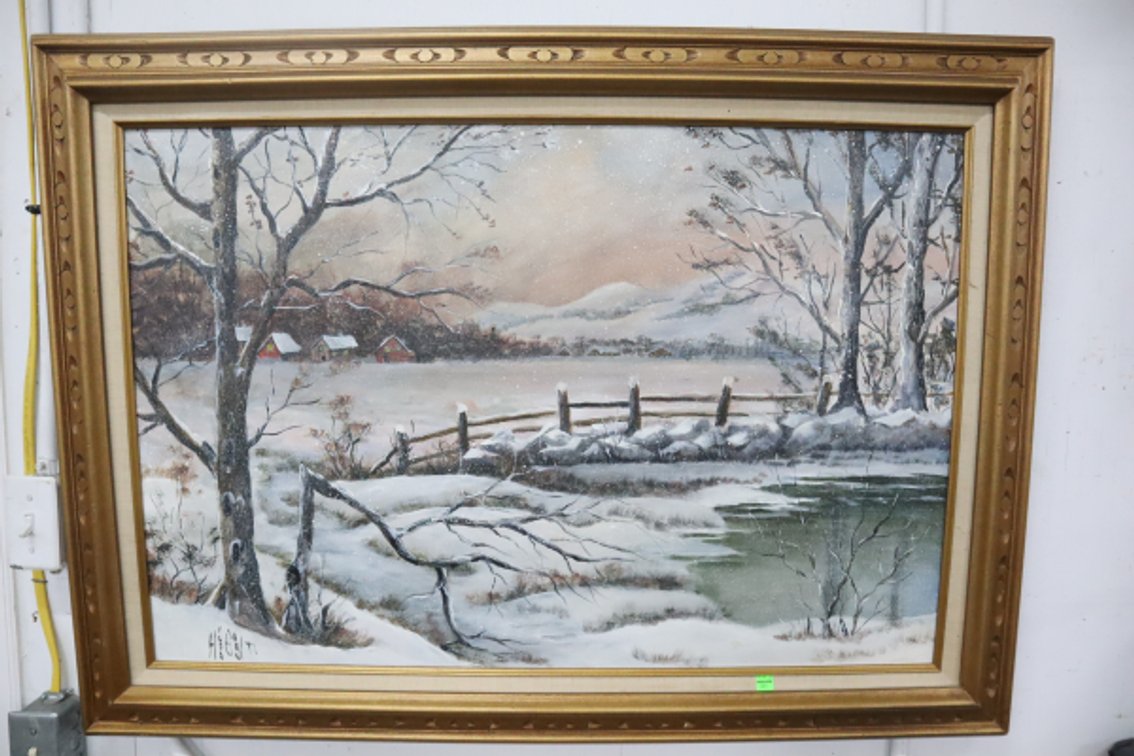 Large Framed Painting