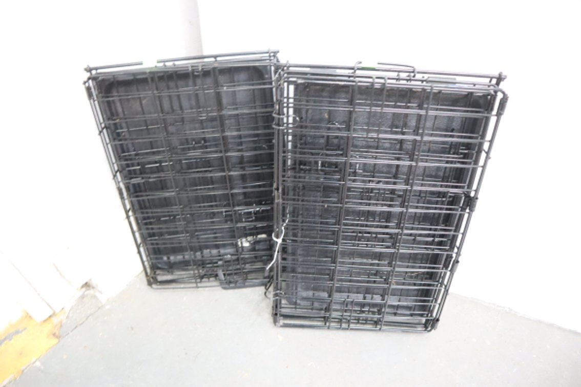 Pair of Small Folding Pet Crates