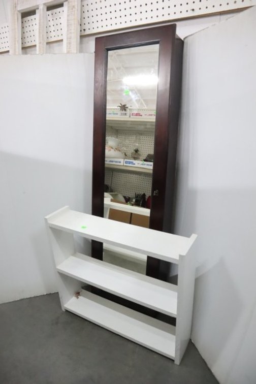 Small shelf and Jewelry Wall Cabinet