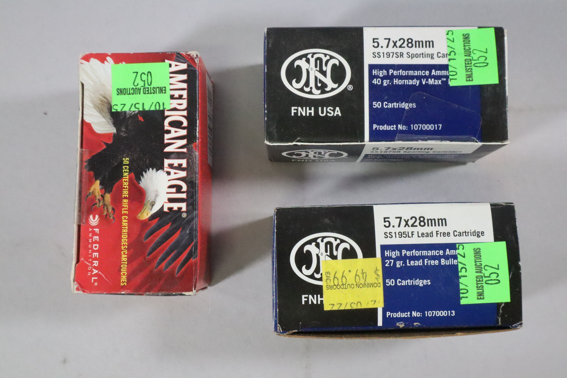 5.7 X 28 mm, 150 Rounds