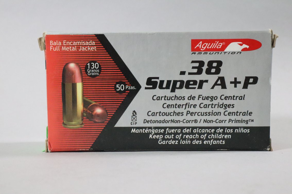 38 Super A+P, 50 Rounds