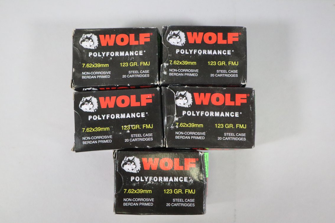 7.62 X 39 mm, 100 Rounds