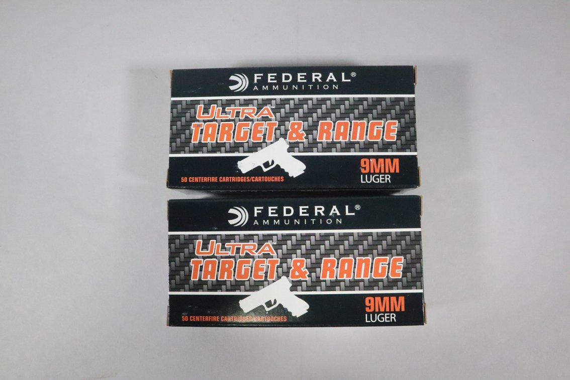 9mm, 100 Rounds