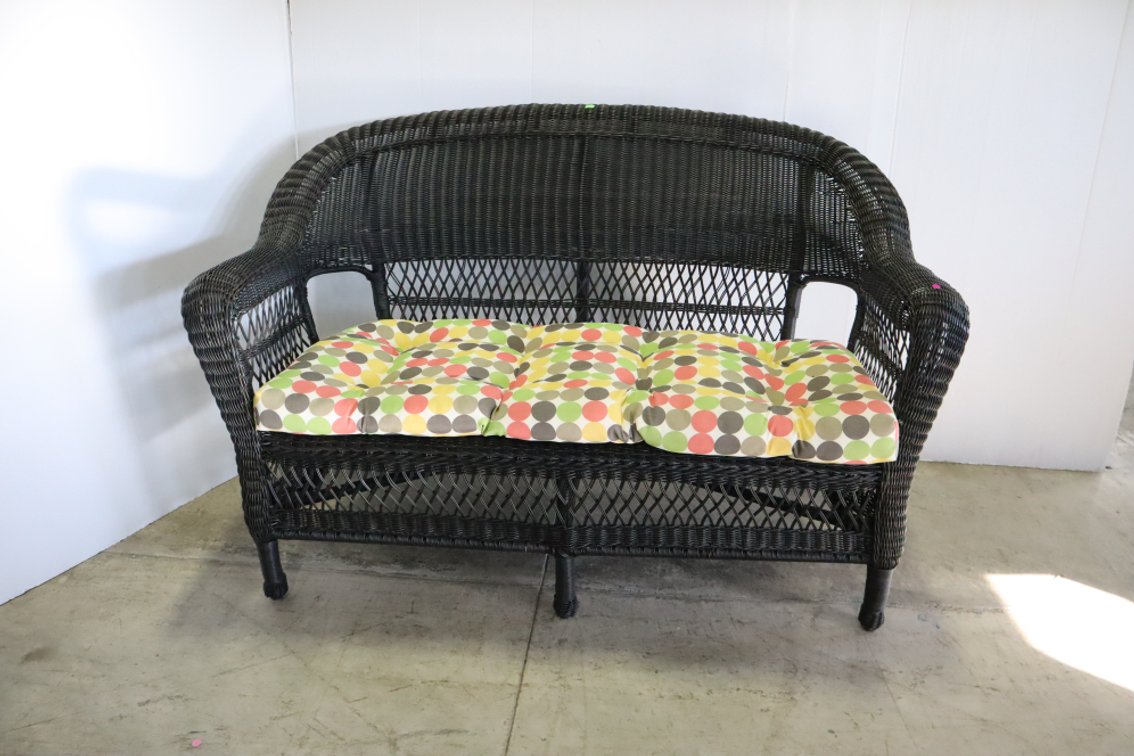 Wicker Bench