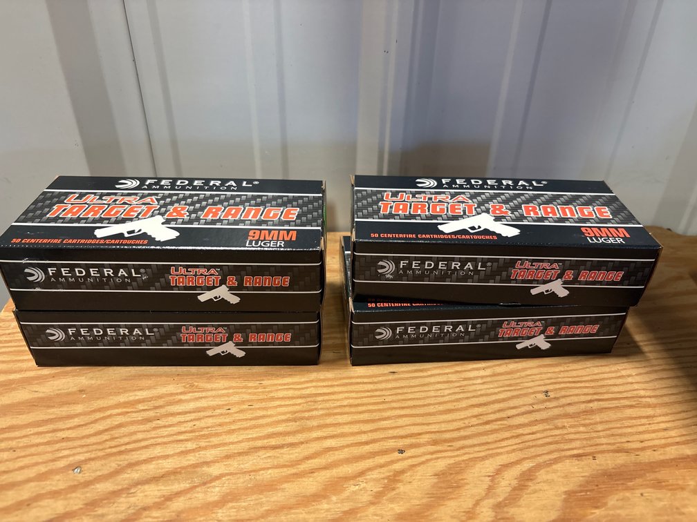 9mm, 200 Rounds