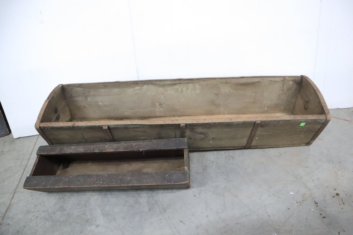 Pair of Antique Wagon Feed Boxes
