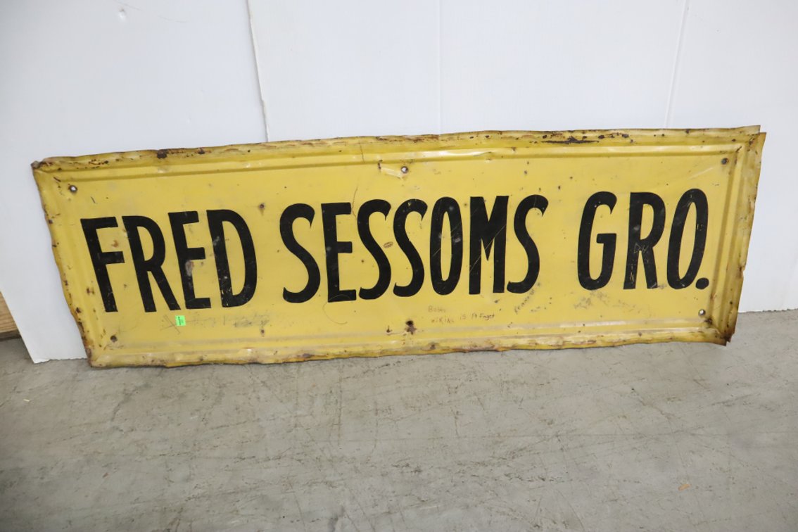 Antique Metal Sign