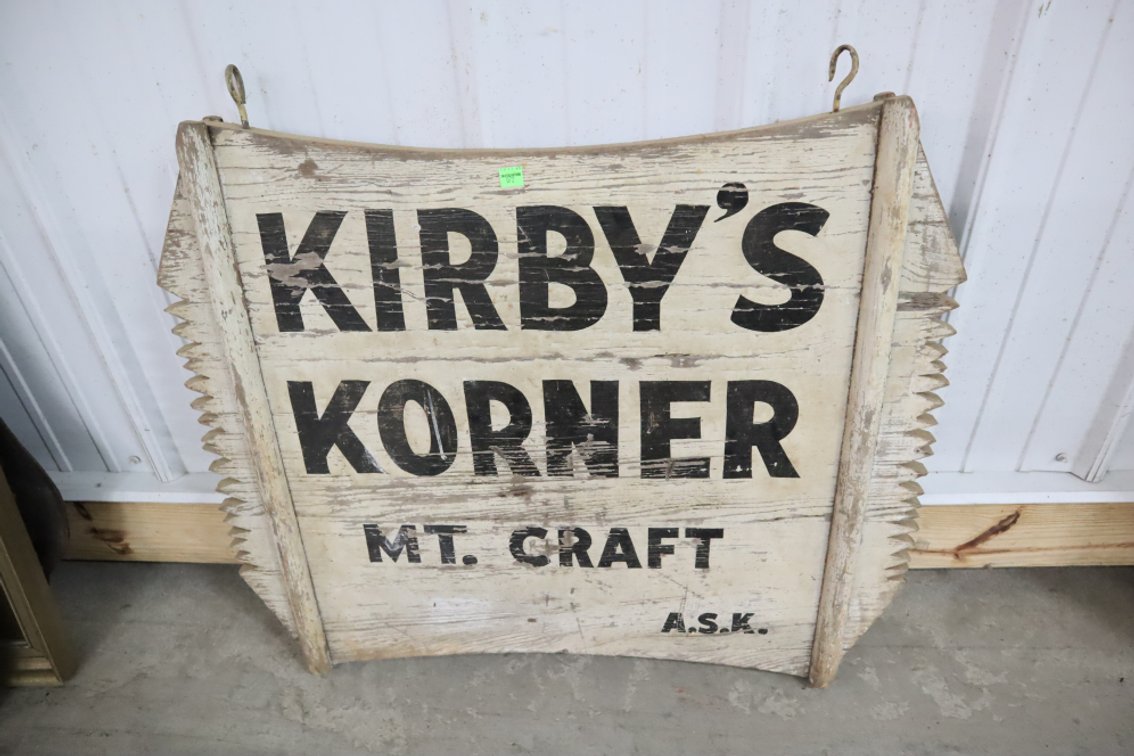Antique Wooden Sign