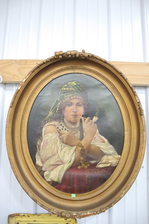 Antique Framed Canvas Painting