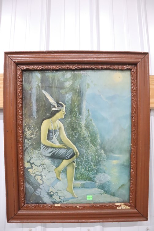 Indian Girl Framed Print