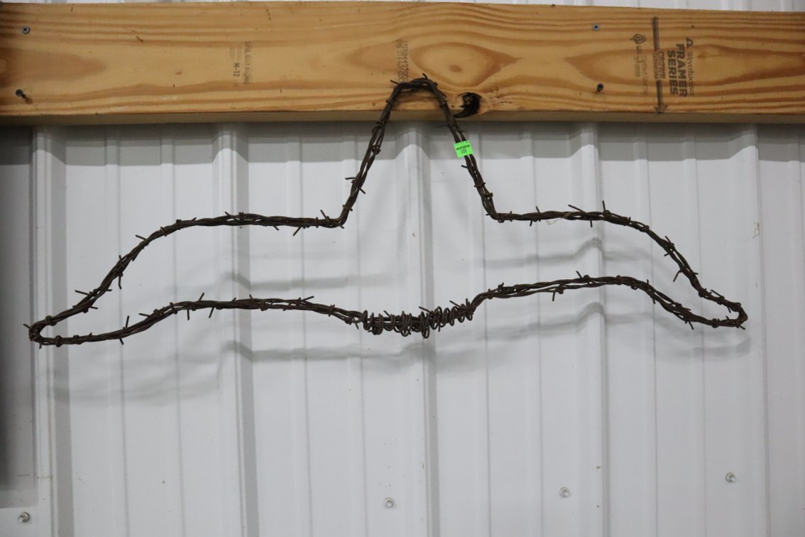 Barbed Wire Art Piece