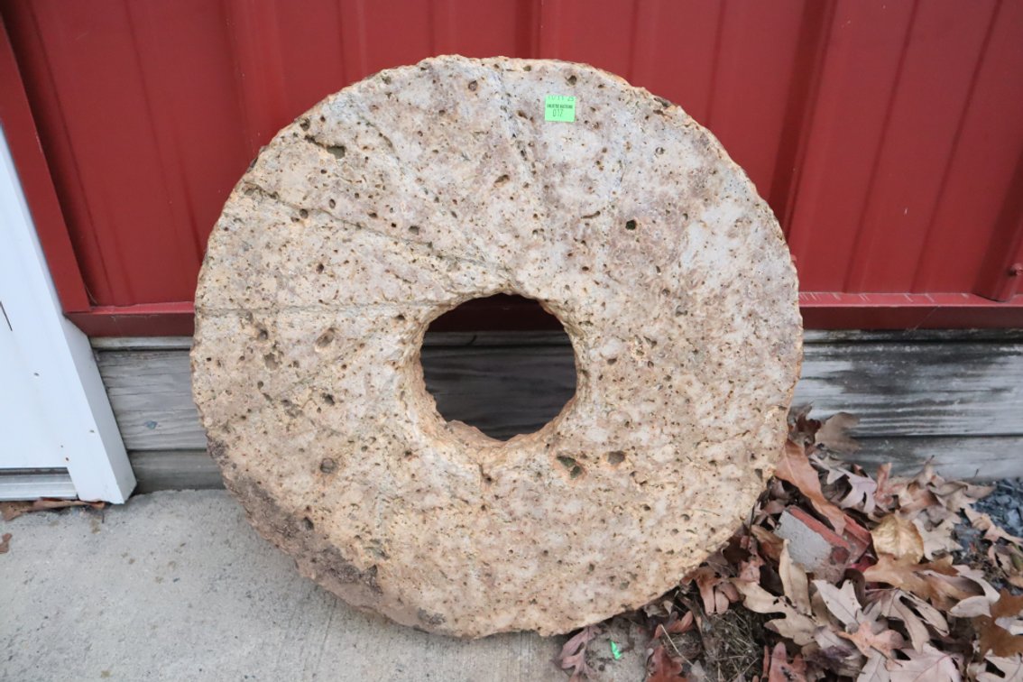 Antique Stone Mill Wheel