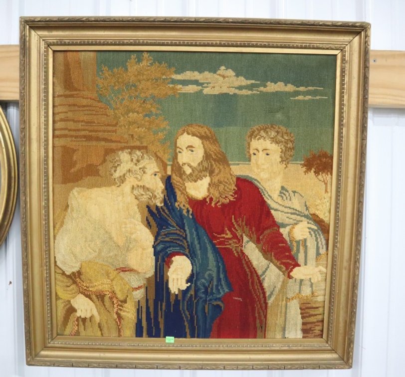 Framed Embroidered Picture