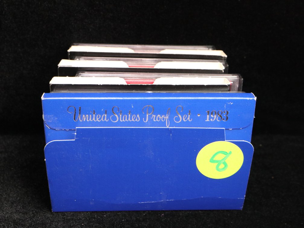 1980, 81, 82 & 1983 Proof Sets