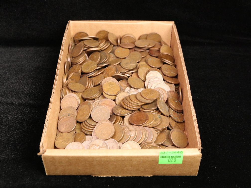 (500) Count Bag of Wheat Cents