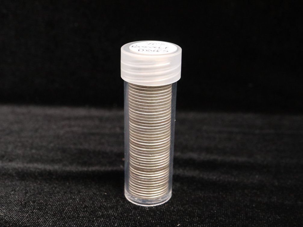 $5 Face Value 90% Roosevelt Dimes. Circulated