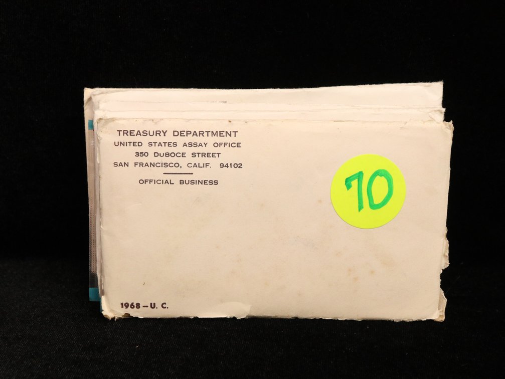 1968, 69, 70, 71 and 1972 Mint Sets
