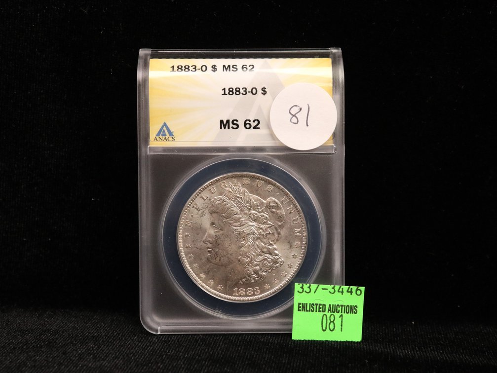 1883 O Morgan Silver Dollar MS64