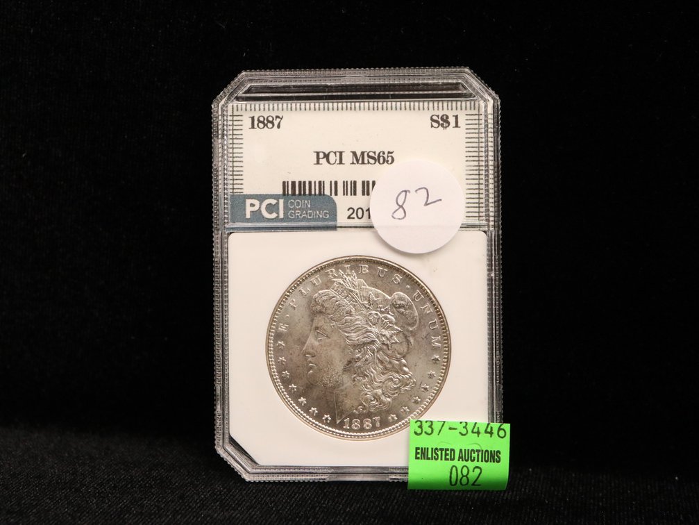 1887 Morgan Silver Dollar 