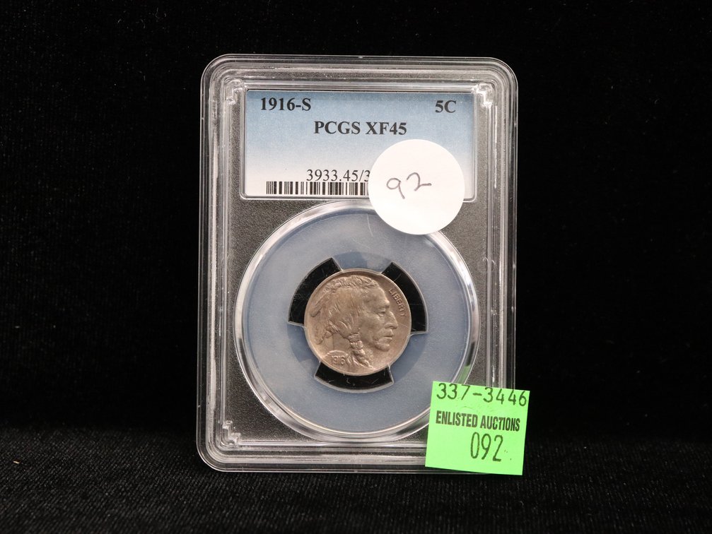 1916 S Buffalo Nickel XF45