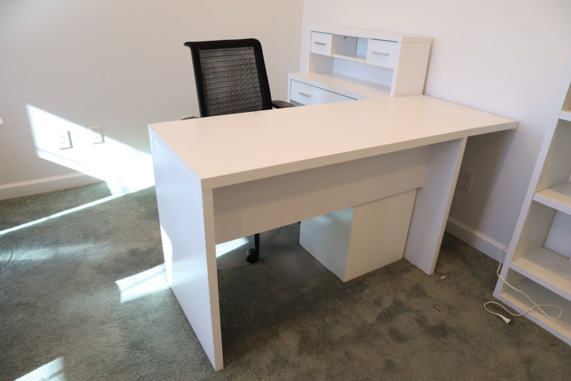 Modern White Desk