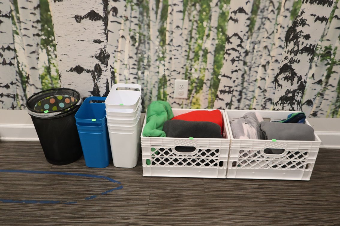 Waste Receptacles and Blankets