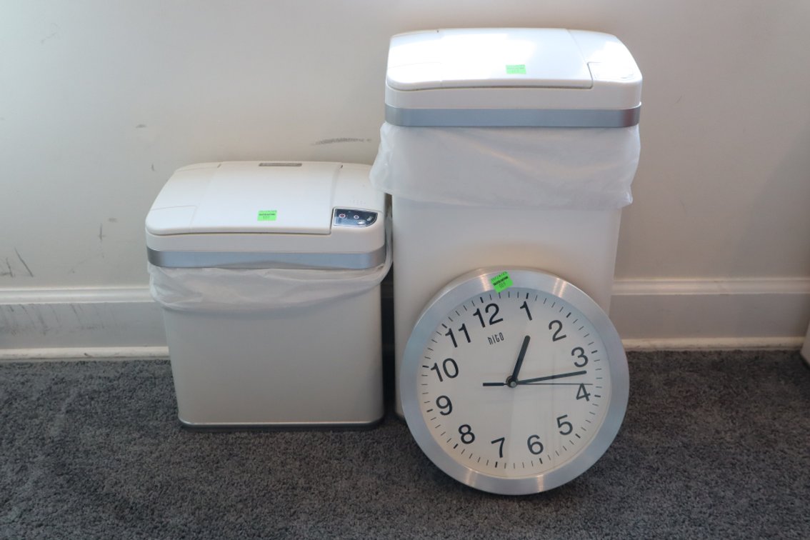 Motion Sensor Trash Cans