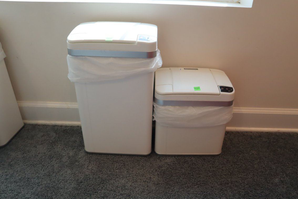 Motion Sensor Trash Cans
