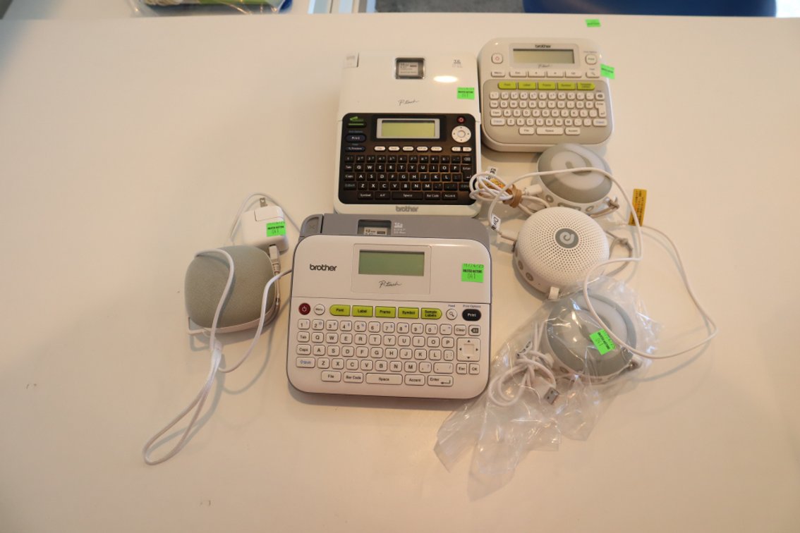Sound Machines and Label Printers