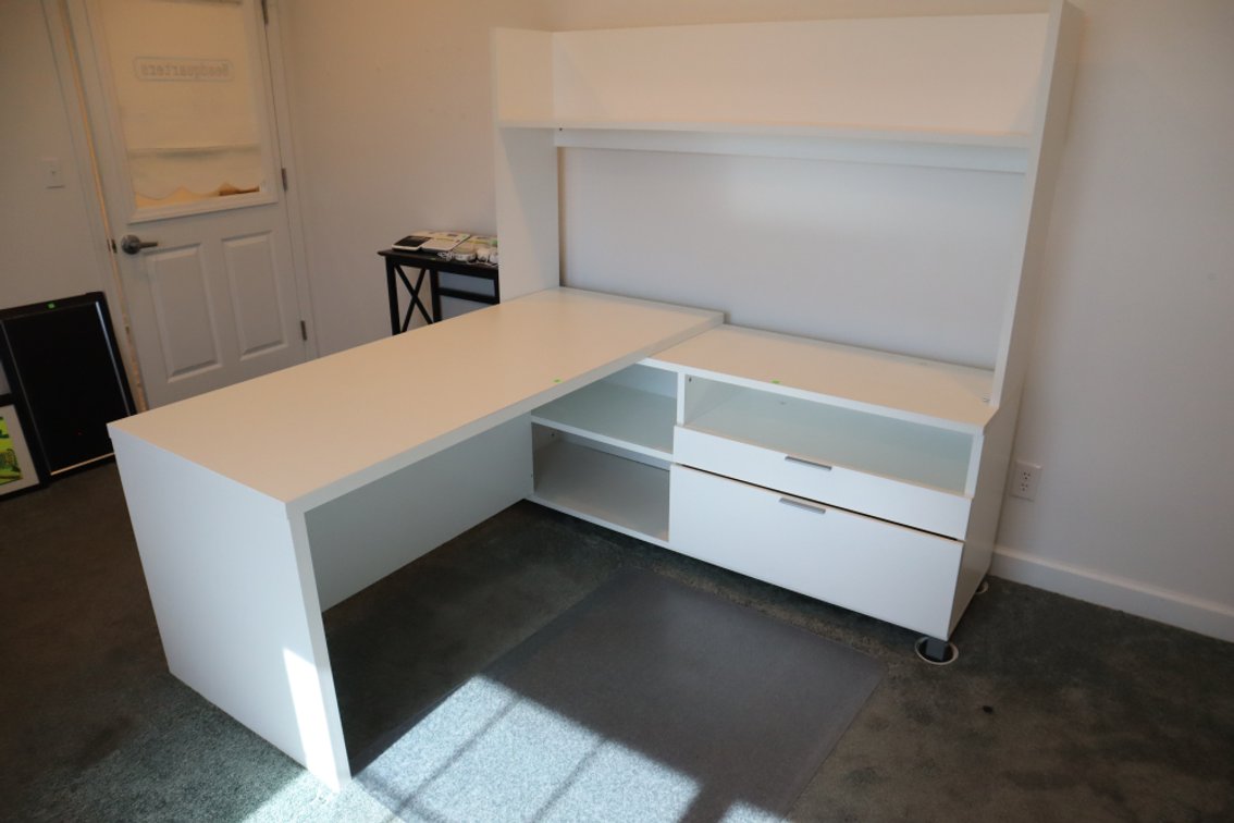 Modern White Desk