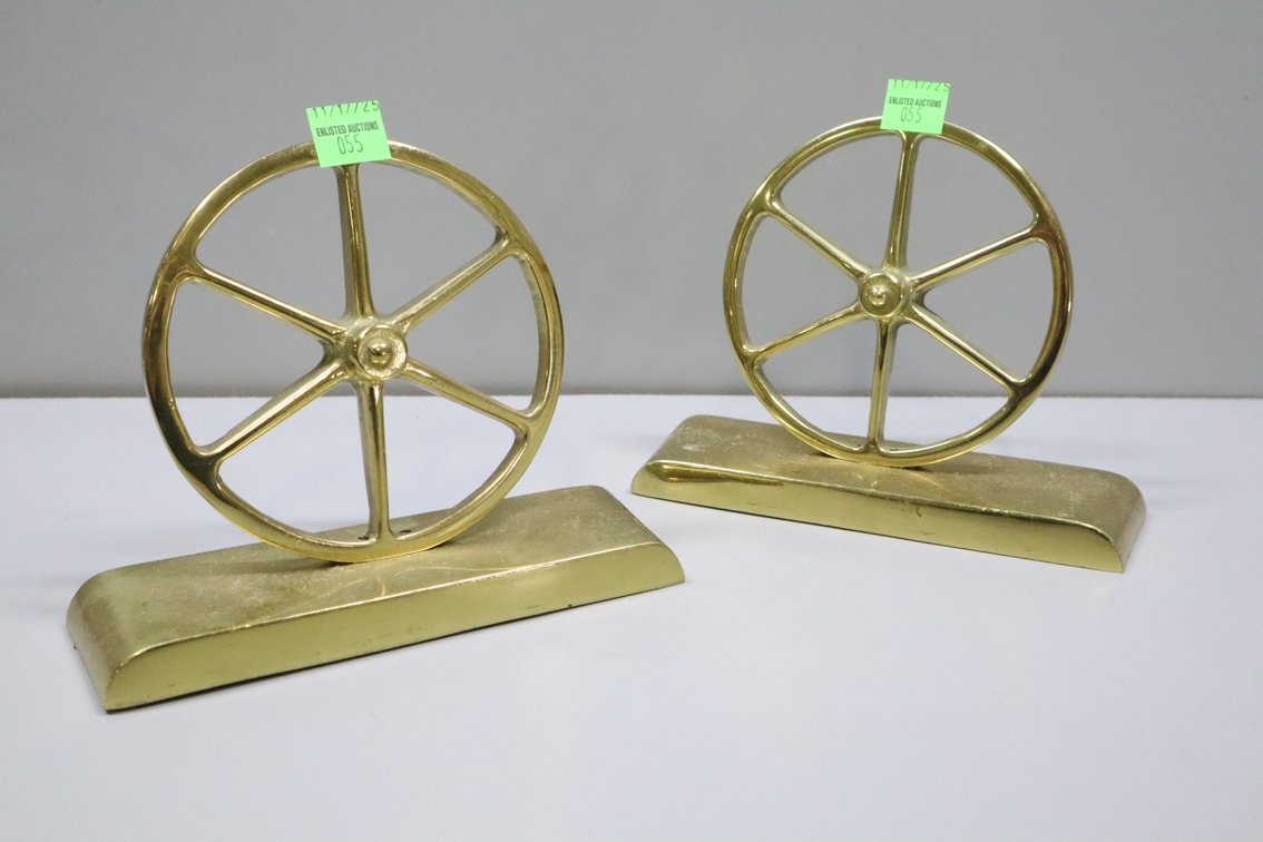 VMC Brass Bookends