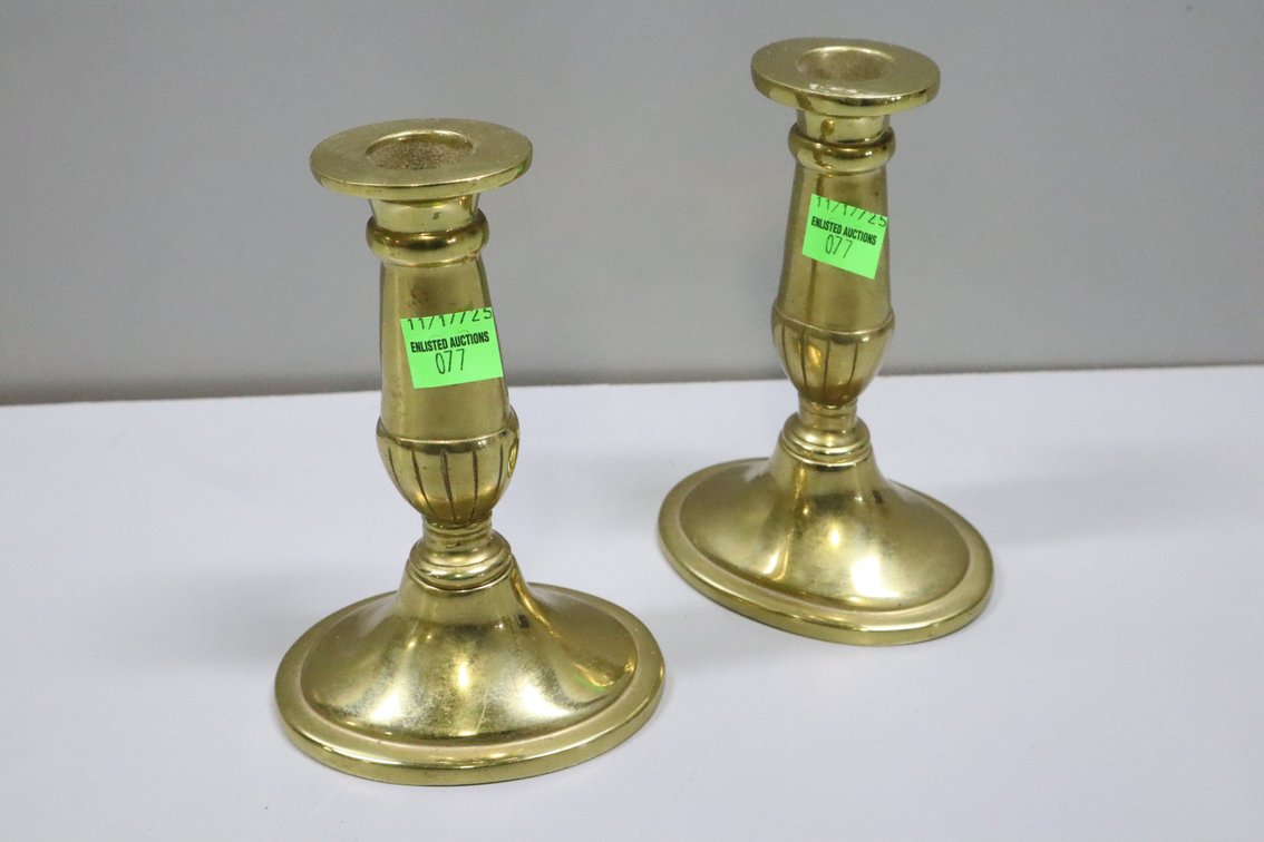 VMC Brass Candlesticks