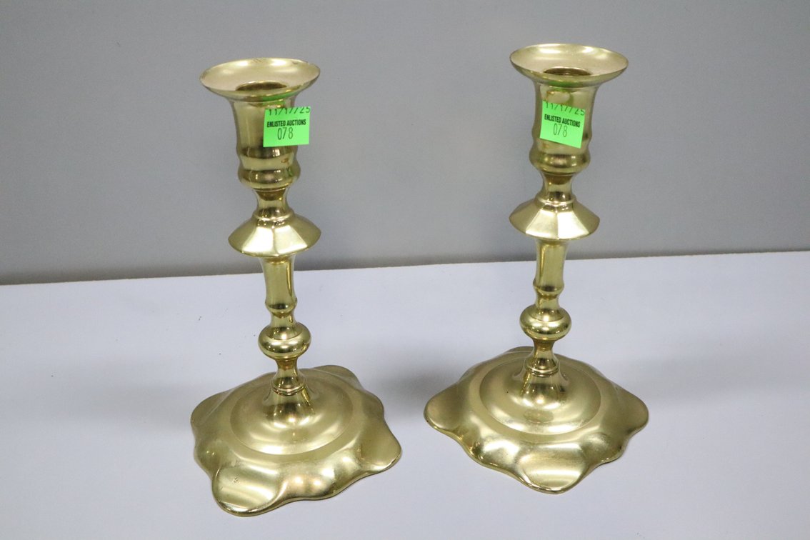 Harvin Brass Candlesticks