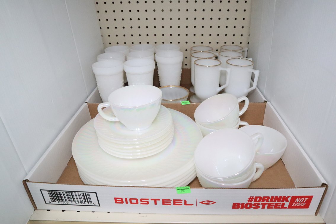 Federal Iridescent Glass Dinnerware