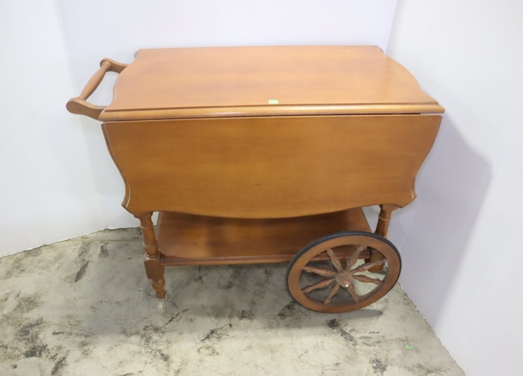 Drop Leaf Bar Cart