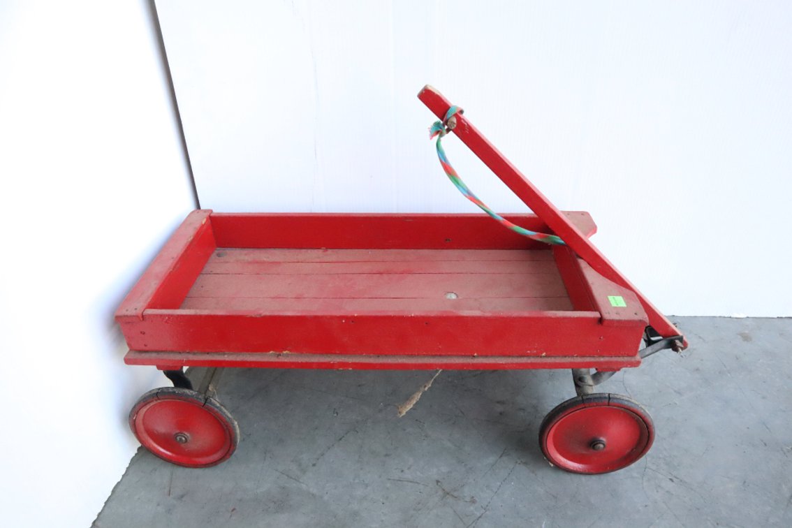 Vintage Red Wagon