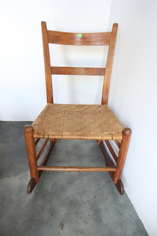 Rush Bottom Rocking Chair
