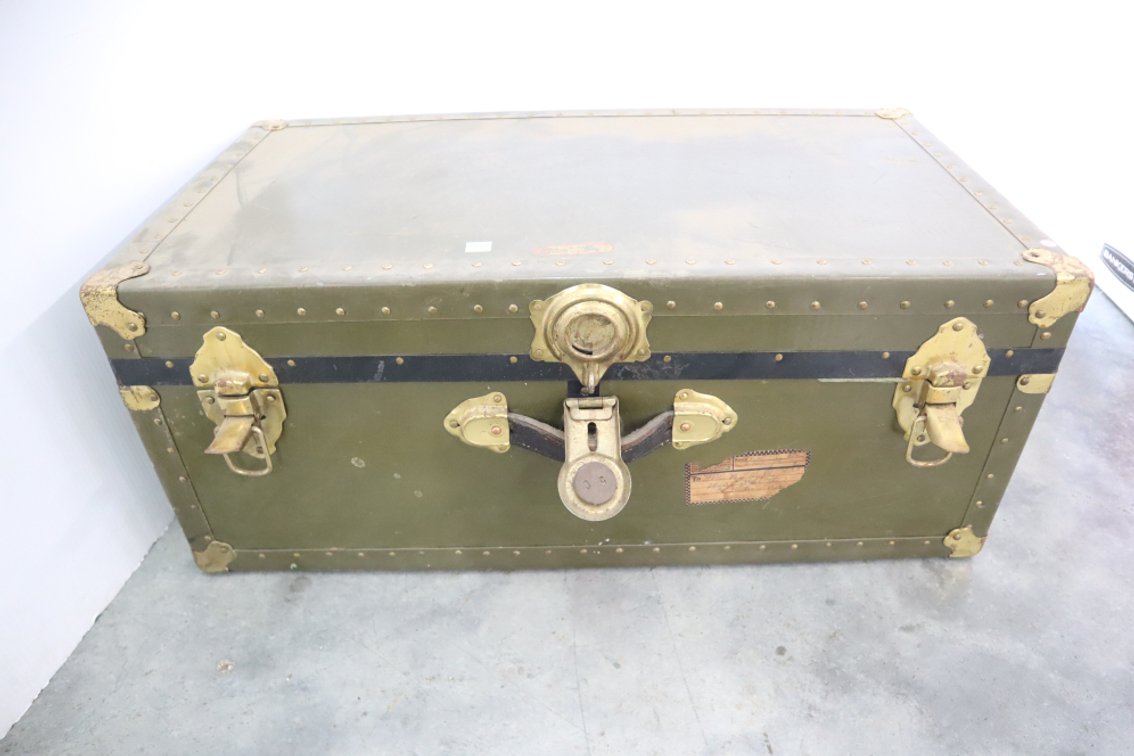 Vintage Military Trunk