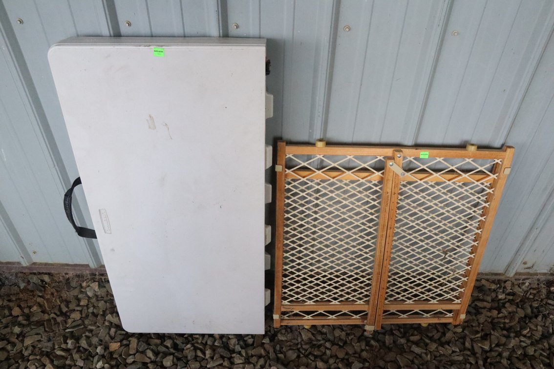 Folding Table and Safety Gate