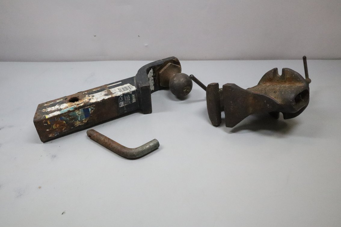 Vise Clamp and Trailer Hitch Receiver
