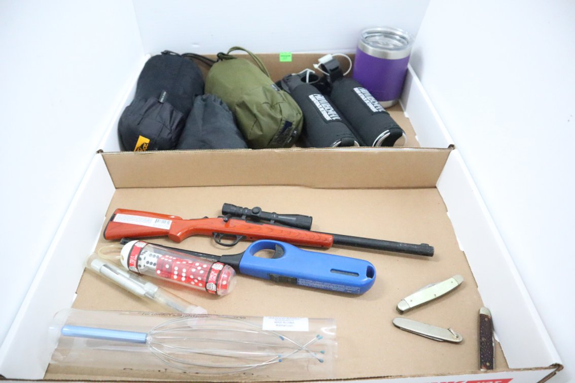 Bear Spray, Yeti Tumbler, Lighters, Miscellaneous