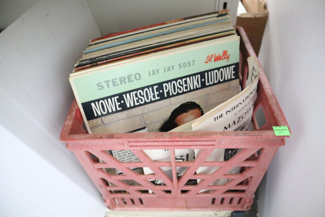 Tote of Vinyl Records