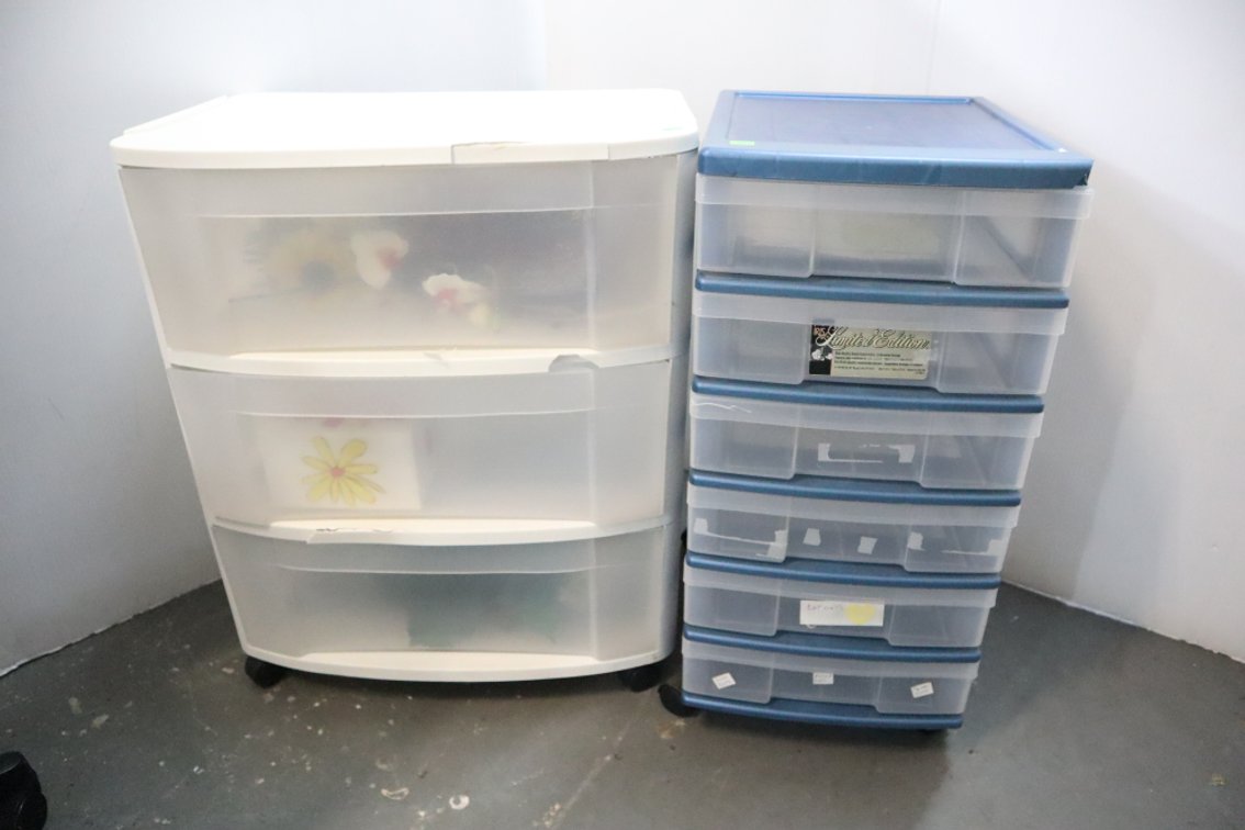 Pair of Plastic Organizers
