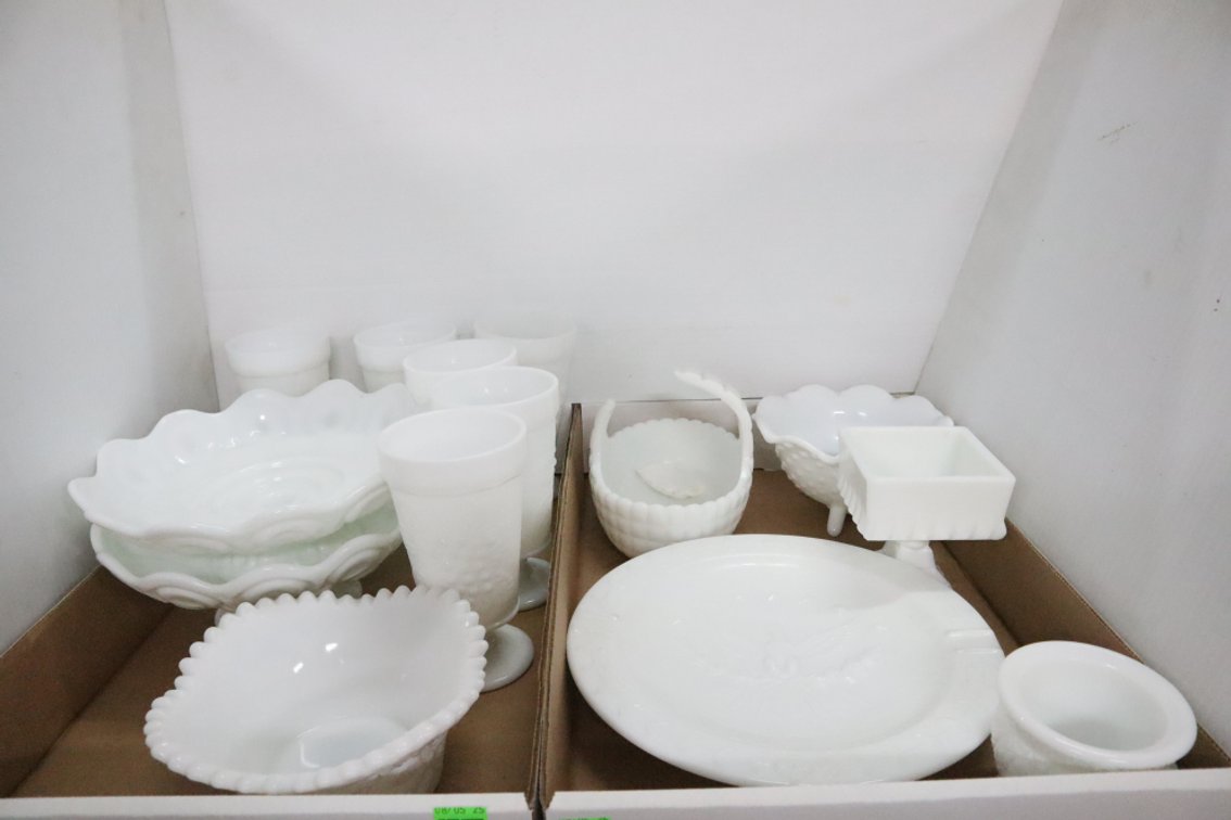 Milk Glass Dishes