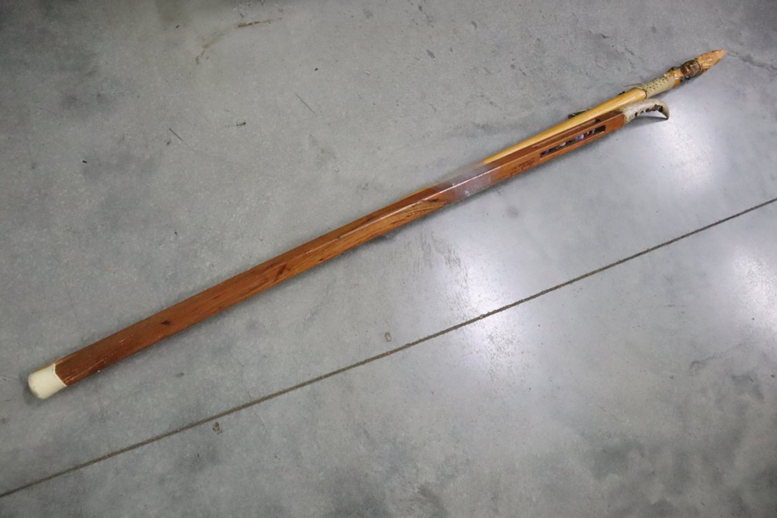 Pair of Wooden Carved Walking Sticks